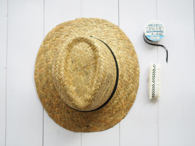 365日ハワイ気分を楽しむ通販サイト | » 【ハワイリビング】お手ごろ価格の麦わら帽子を簡単カスタマイズ！aloha仕様の帽子に変身♪