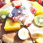 【アウトドア ハワイごはん-Taste of Hawaii-⑧】ハワイアンなタロイモフルーツパンケーキ